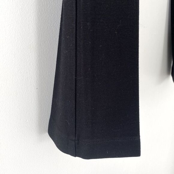 Theory Slim Trousers Black Mid weight sz 6 Office Preppy Corpcore Classic Slink - Picture 5 of 12